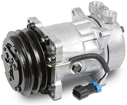 AC Compressor & 2 Groove 125mm A/C Clutch For Mazda RX-7 FB Kenworth & Peterbilt Replaces Sanden SD7H15 12v 4696 4426 - BuyAutoParts 60-02043NA New