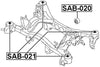 41322Ag00A - Arm Bushing (for Rear Control Arm) For Subaru - Febest
