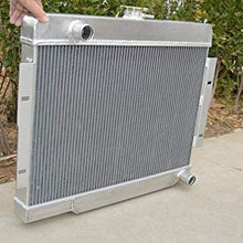 Aluminum Radiator + 2 X FANS For Jeep CJ Series CJ5 CJ7 w/Chevy V8 1972-1986 1973 1974 1975 1976 1977 1978 1979 1980 1981 1982 1983 1984 1985