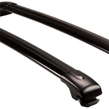 Chebay 2Pcs Crossbar Cross Bar Top Roof Rail Roof Rail Rack Fits for X7 2019 2020 Baggage Luggage Carrier Adjustable Mounted Black