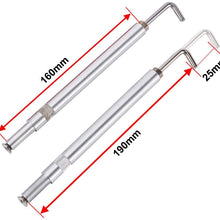 Kyostar J Hook Battery Tie Hold down bolts For Honda Civic Acura Integra Black