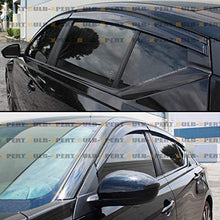Fits for 2019-2020 Nissan Altima Premium Black Trim Clip-on Window Visor Rain Guard Deflector