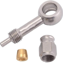 MSJFUBANGBM AN3 10mm Stainless Steel Brake Hose Fitting Ends Adapter for Car Auto Motorcycle (Color : V)