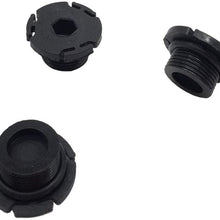 3 PCS Engine Oil Pan Drain Plug with O-ring 11137605018 for BMW E84 F33 F10 Z4 320i 228i 428i 528i