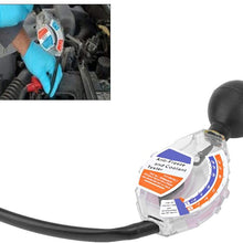Coolant Tester,ABS Rapid-Test Antifreeze Densitometer Coolant Tester Quality Dial Type,Calibrated in °C and °F