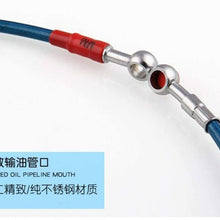 Fangfang 960mm M10 Motocycle ATV Aluminum Flex Hydraulic Brake Clutch Reinforced Oil Hose Line Pipe Racing Bike (Color : Blue)