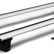 TRIL GEAR 48" Aluminum Utility Top Roof Rack Cross Bar Luggage Carrier with Locks