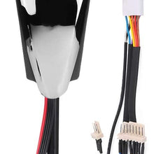 Qii lu LHD Automatic LED Shift Knob, LED Gear Shifter Lever for E46 E60 E61 E63 E64(Chrome Black) (Chrome Black)