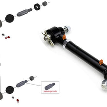Front Swaybar Quicker Disconnect System Adjustable Fits for Jeep Wrangler JK JKU 2007-2018 Replace 2034, With 2.5" - 6" Lift Not for Original Sway Bars