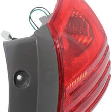 For Nissan Rogue Select Tail Light Assembly 2014 2015 Passenger Side Outer CAPA NI2801183 | 26550JM00A