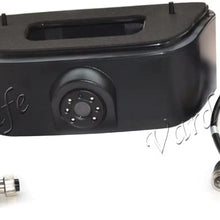 Vardsafe 200K Brake Light Backup Camera with Adjustable Lens & 7 Inch Clip-on Mirror Monitor for Nissan NV200