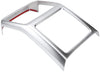 Hlyjoon Car Interior ABS Chrome Rear Row Air Conditioning Vent Frame Cover Trim Car Vent Frame Trim Chrome Frame Trim Fits for Auto Cayenne 2018 2019