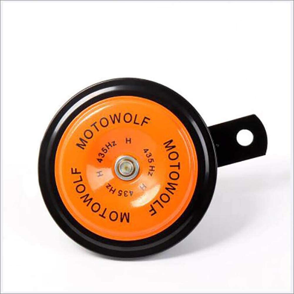 FENGG 2 Pcs Universal Motorcycle Scooter Electric Horns 12V 1.5A 105db Waterproof Round Loud Horn Speakers