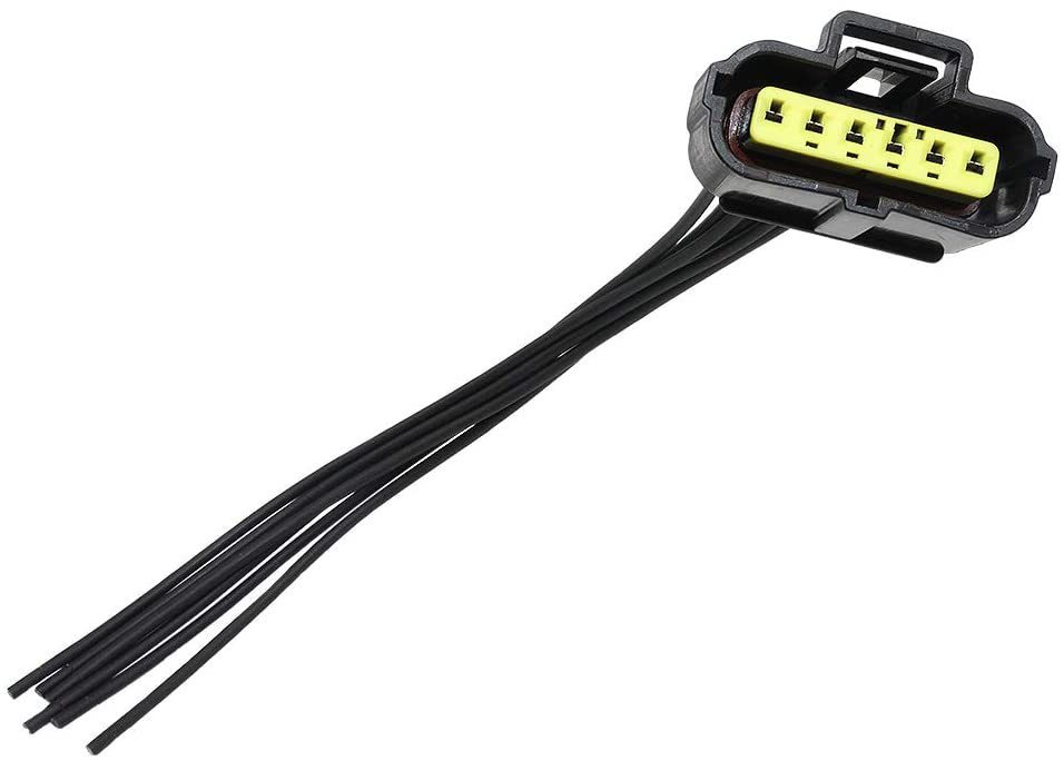 1U2Z14S411AA, 1U2Z14S411AY, 924, F58Z14489AU Mass Air Flow MAF Sensor Connector 6 wire Harness WPT-1091 WPT-102