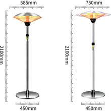 OCYE Outdoor Courtyard Heater, Outdoor/Indoor Independent Infrared Heater. 3 Seconds of Heat, Windproof and Waterproof, Suitable for Garden, Outdoor/Indoor