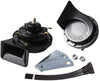 FARBIN Waterproof Auto Horn 12V Car Horn Loud Dual-Tone Electric Snail Horn Kit with 2Pcs Adapter Wiring Harness Pigtail Socket for BUICK