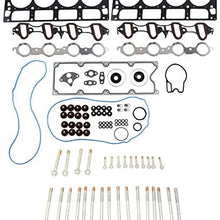 DNJ Head Gasket Set with Head Bolt Kit For 2001-2003 for Chevrolet Silverado 1500 HD 6.0L 5967cc 364cid V8 OHV