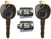 (706591 X2 + 5928818) Select GMC OEM Pair(2) Chrome Door Lock Cylinders W/2 OEM LOGO KEYS