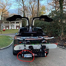 X-Rack Premium All Aluminum Hitch Mounted Cargo Carrier X-One Custom Sized to Store in Trunk Well of Tesla Model X 500lb Capacity