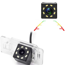 eHANGO Car Rear View Camera Bracket License Plate Lights Housing Mount for BMW 3 E90 E91 E92 M3 X5 SUV X5M X6 Sedan Wagon (12 LED)
