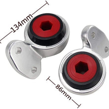 Iinger Front Control Arm Bushings Fit for BMW E46 E85 325I 330I Z4 99-06 PQY-CAB16 OE:31126757623 31126757624 (Color : Silver)
