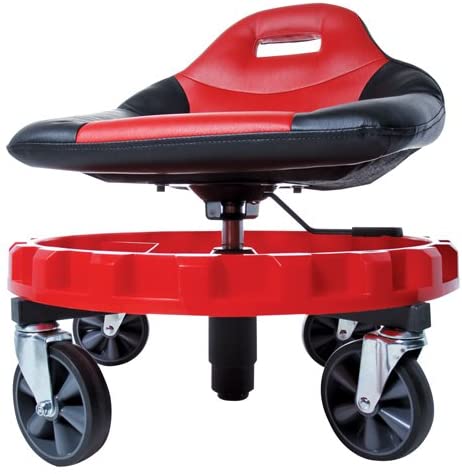 Traxion 2-700 ProGear Mobile Rolling Gear Seat W/Equipment Tray and All-Terrain 5