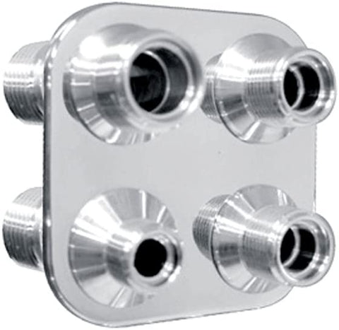 Vintage Air 384600-MBA Streamline 4-Way Square Plate for Air Conditioning Heater