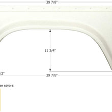 ICON Fender Skirt, Single, FS381, Colonial White