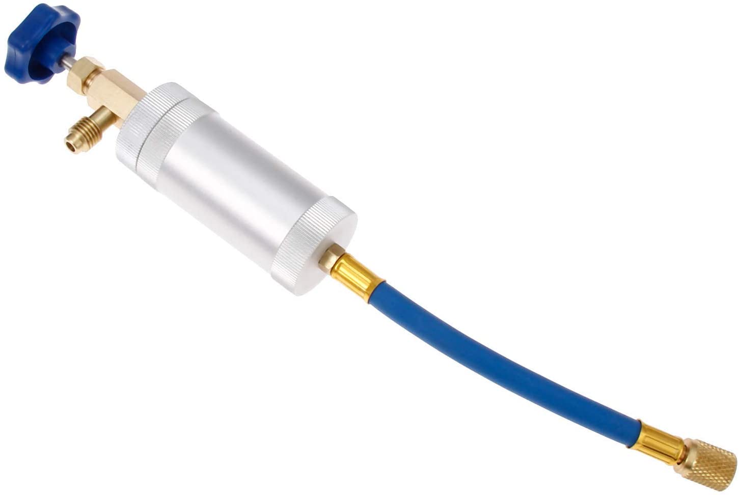 Aupoko R134A AC Oil Dye Injector, Oil Filling Syringe with 1/2