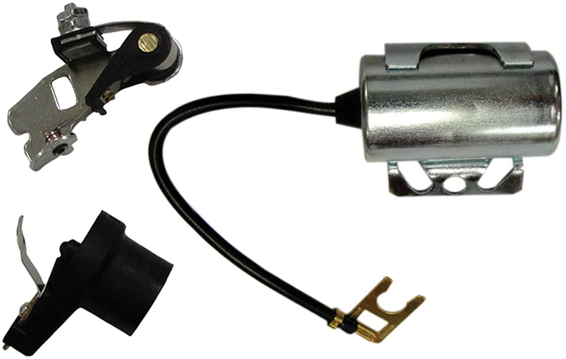 Complete Tractor 1400-5058 New IGN kit (inc. Points condensor Rotor) for John Deere 1010 2010, Black