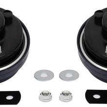 AUTOMUTO 130DB Electric Motorcycle Horn 12V Twin Horn Kit for Car Motorcycle Truck Boat