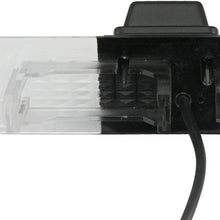 Misayaee Rear View Back Up Reverse Parking Camera in License Plate Lighting Night Version (NTSC) for MB Smart 451,Smart R300/R350/Fortwo/Smart ED 2007-2014