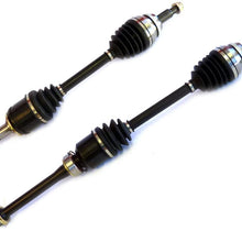 DTA TO22092210A front Left Right Pair - 2 New Premium CV Axles (Drive Axle Assembly) Compatible with 2008-2012 Avalon; 2007-2009 Camry V6; 2010-2011 Camry; 2007-2012 ES350