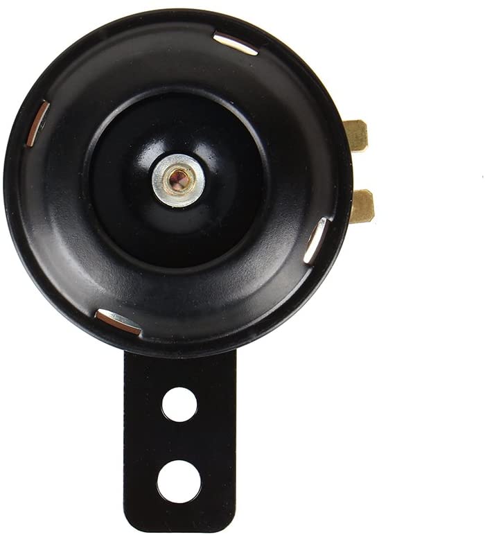 Esenlong 12V Super Loud 105dB Scooter Moped Dirt Bike ATV Motorcycle Air Horn 70mm (Black)