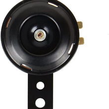 Esenlong 12V Super Loud 105dB Scooter Moped Dirt Bike ATV Motorcycle Air Horn 70mm (Black)