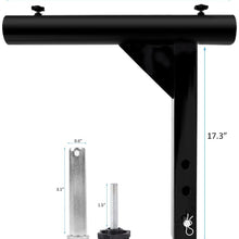 MICTUNING Upgraded Version Hitch Mount Flagpole Holder with Anti-Wobble Screws Universal for 2 inches Receiver