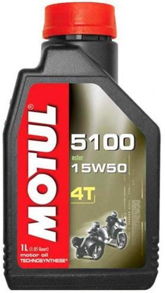Motul 5100 4T Synthetic Ester Blend Motor Oil - 15W50 - 1qt. 3082QTA