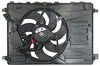 Rareelectrical NEW DUAL RADIATOR AND CONDENSER FAN COMPATIBLE WITH VOLVO S60 2012-17 S80 2011-16 VO3115113