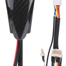 Acouto Automatic LED Gear Shift Knob Manual Shifter Knob for BMW E46 E60 E61 E63 E64(Carbon Fiber)