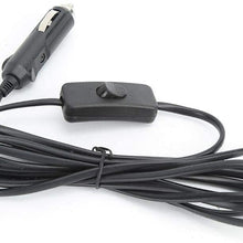 Atyhao 3 Meters 12V Power Connector Extension Cord Wire Cable for Car Cigarette Lighter Water Pump Lighting Electrical Lighters Parts