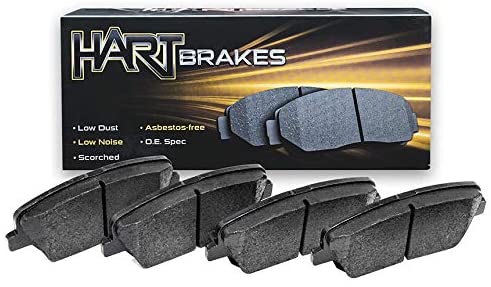 Rear Hart Brakes Ceramic Series Brake Pad With Rubber Steel Rubber Shims