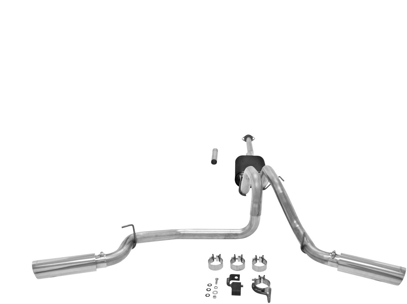 Flowmaster 817614 American Thunder 409S Stainless Steel Dual side Exit Moderate Sound Cat-Back Exhaust System (Base Product)