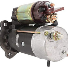 Starter Compatible with/Replacement for 12V 12T Cw Delco 35Mt Internally Rotatable Case 900 1953-60 6401 Diesel