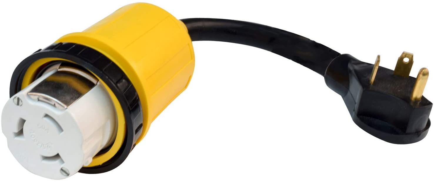 Valterra A103050DBK RV Pigtail Adapter and Plug