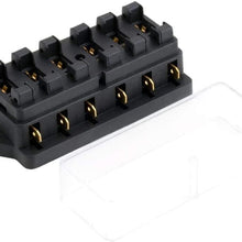 12v 6 Way Fuse Box Block Fuse Holder Box Car Vehicle Circuit Automotive Blade Car Fuse Accessory Tool
