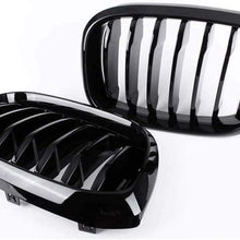 Zealhot Black Front Kidney Grill Grilles For BMW Car Grill Bumper X3 Series X4 Series Single Line G01/G08/G02 2018-IN