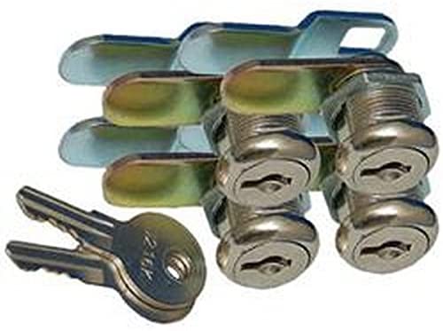 PRIME PRODCT RV Trailer 4Pk 5/8'' Standard Key Cam Lock Lock Cylinder