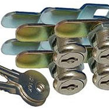 PRIME PRODCT RV Trailer 4Pk 5/8'' Standard Key Cam Lock Lock Cylinder