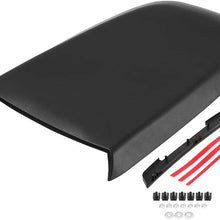 𝐂𝒚𝐛𝐞𝐫 𝐌𝐨𝐧𝐝𝐚𝒚 𝐃𝐞𝐚𝐥 Hood Scoop,Black Hood Scoop Car Decorative Air Vent Cover Black Hood Scoop for Ford Mustang GT V8 2005-2009