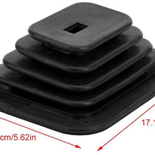 Shifter Dust Cover, Rubber Shifter Boot Gear Panel Dust Cover 5 5/8in x 6 3/4in Manual Automatic 350